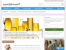 Tablet Screenshot of mamzdrowie.pl